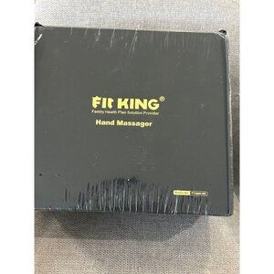 Fit King Hand Massager Heat Circulation Cordless Rose Red Pink White New Sealed